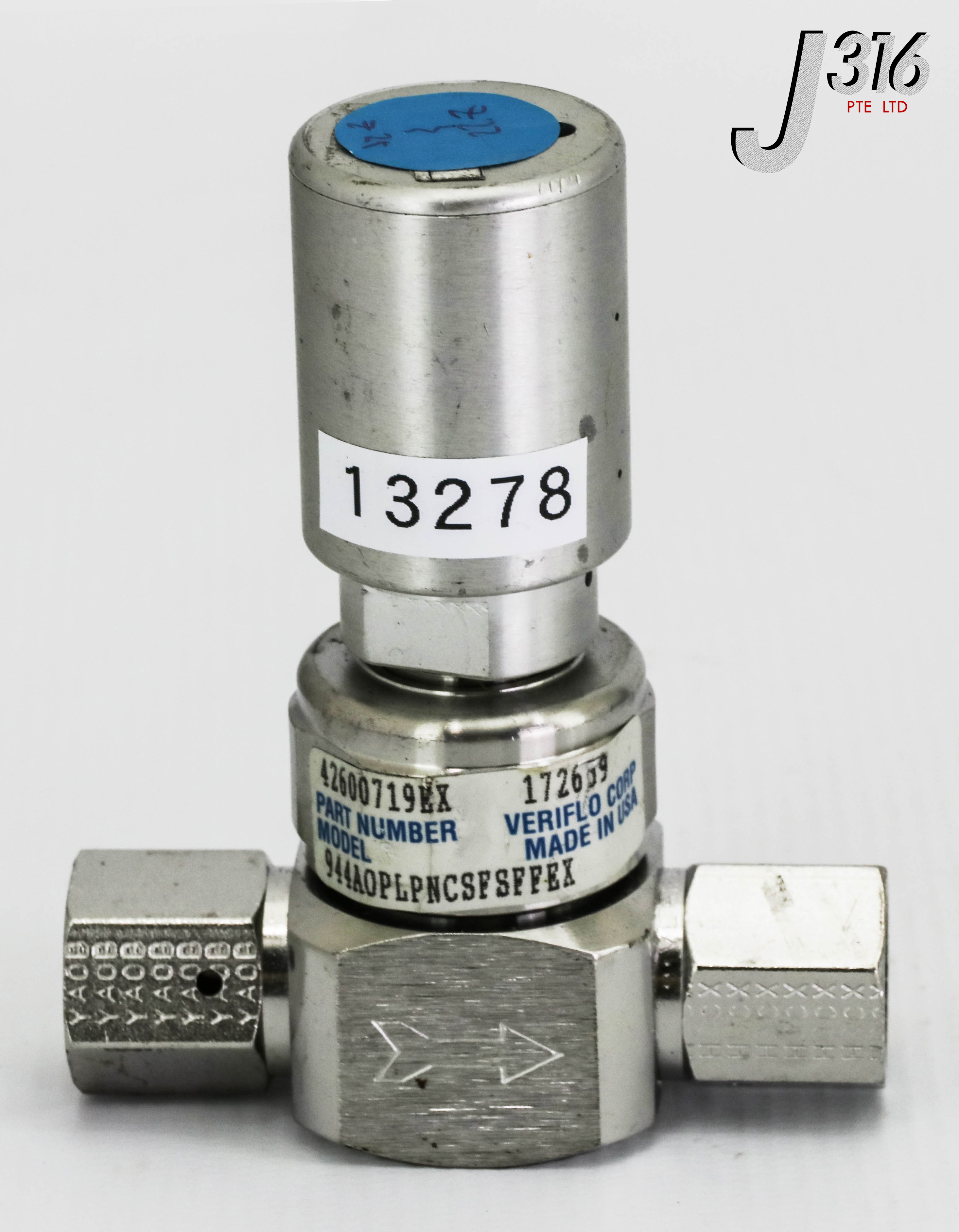 リクエスト専用ページ L13278 (LOT OF 5) VERIFLO VALVE,IN 125 PSI, P/N: 42600719EX